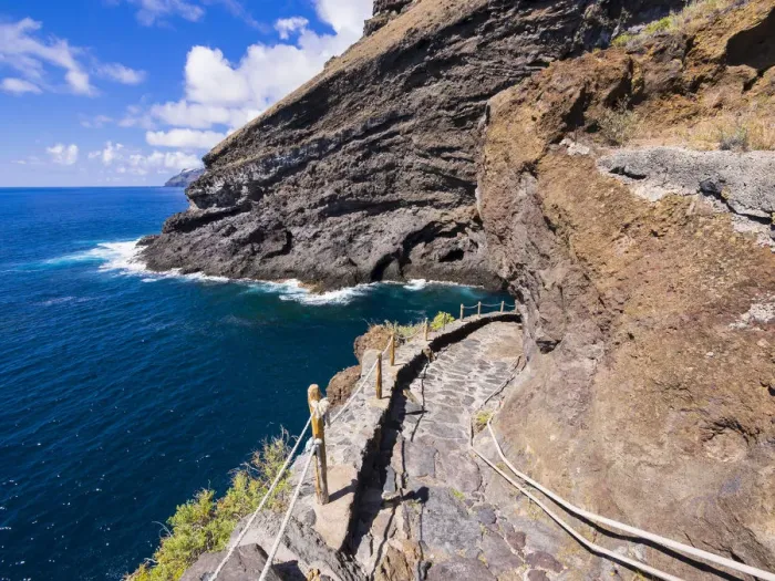 Framed Print : Rocky coastline on the Camino del Poris, route to Pirates Cove, Tijarafe, La Palma, Canary Islands, Spain Framed Print : Rocky coastline on the Camino del Poris, route to Pirates Cove, Tijarafe, La Palma, Canary Islands, Spain