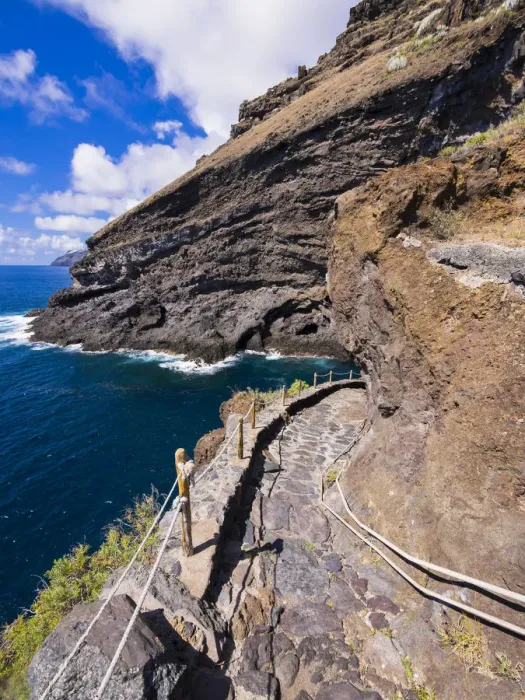 Framed Print : Rocky coastline on the Camino del Poris, route to Pirates Cove, Tijarafe, La Palma, Canary Islands, Spain Framed Print : Rocky coastline on the Camino del Poris, route to Pirates Cove, Tijarafe, La Palma, Canary Islands, Spain