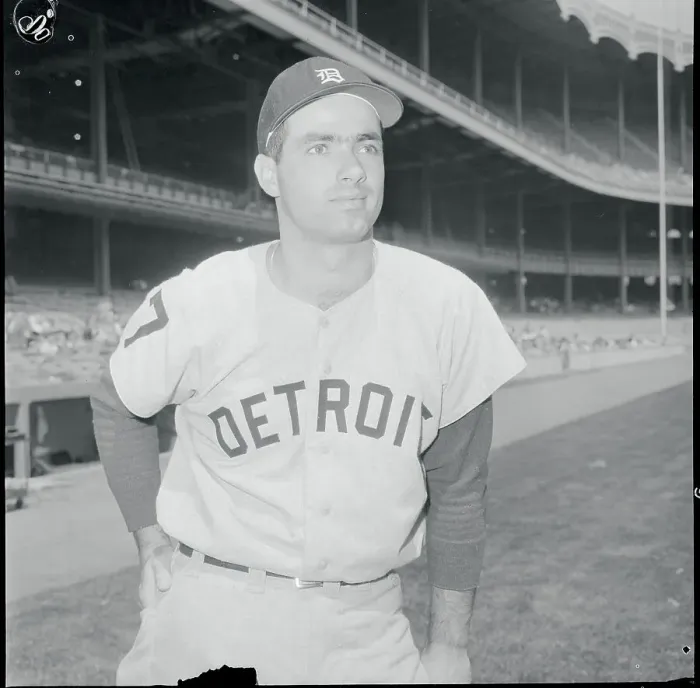 Framed Print : Rocky Colavito Posing for Photo Framed Print : Rocky Colavito Posing for Photo