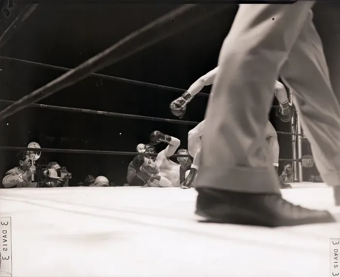 Framed Print : Rocky Graziano After Being Knocked Out Framed Print : Rocky Graziano After Being Knocked Out