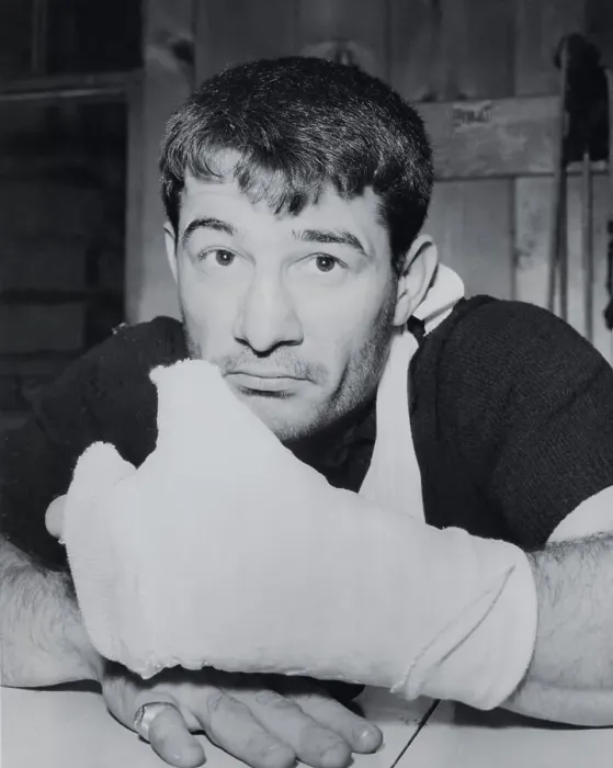 Framed Print : Rocky Graziano Posing Framed Print : Rocky Graziano Posing