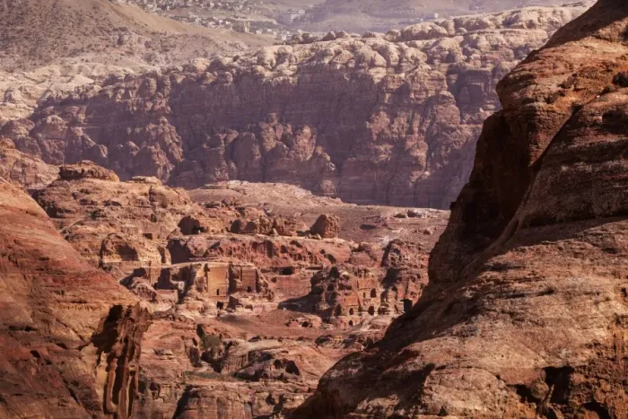 Framed Print : Rocky hills and mountains in an ancient city