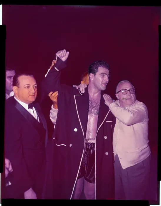 Framed Print : Rocky Marciano Raising His Arm Framed Print : Rocky Marciano Raising His Arm