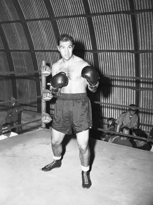 Framed Print : Rocky Marciano In Ring, Full Length Photo Framed Print : Rocky Marciano In Ring, Full Length Photo
