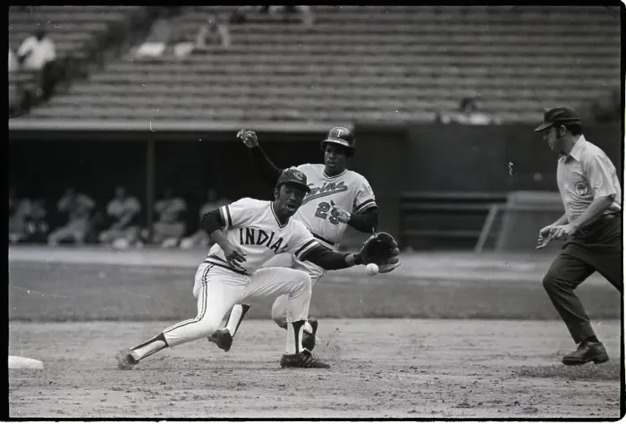 Framed Print : Rod Carew Sliding Safely Into Second Framed Print : Rod Carew Sliding Safely Into Second