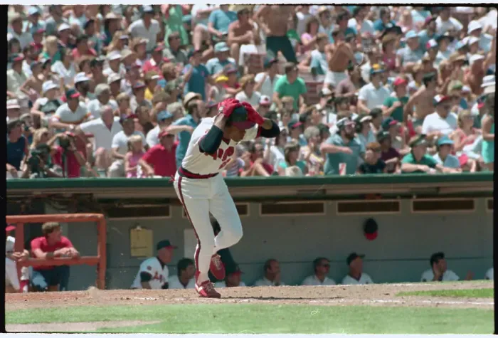 Framed Print : Rod Carew Watching Hit Framed Print : Rod Carew Watching Hit