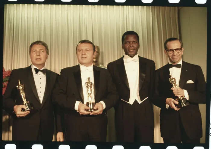 Framed Print : Rod Steiger and Sidney Poitier Framed Print : Rod Steiger and Sidney Poitier