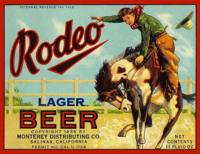 Framed Print : Rodeo Lager Beer Framed Print : Rodeo Lager Beer