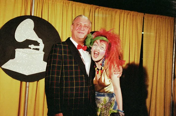 Framed Print : Rodney Dangerfield and Cyndi Lauper Framed Print : Rodney Dangerfield and Cyndi Lauper