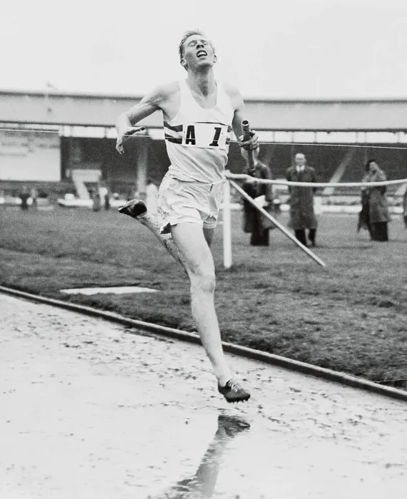Framed Print : Roger Bannister Crossing Finish Line Framed Print : Roger Bannister Crossing Finish Line