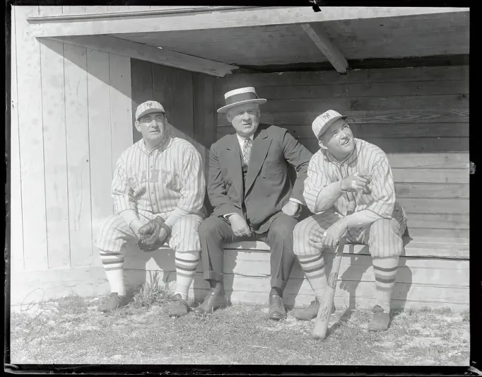 Framed Print : Roger Bresnahan with John McGraw and Rogers Hornsby Framed Print : Roger Bresnahan with John McGraw and Rogers Hornsby