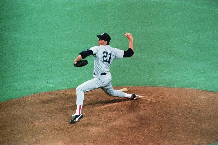 Framed Print : Roger Clemens Pitching for Boston Red Sox Framed Print : Roger Clemens Pitching for Boston Red Sox