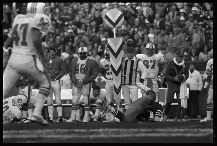 Framed Print : Roger Craig on Ground During Super Bowl Framed Print : Roger Craig on Ground During Super Bowl