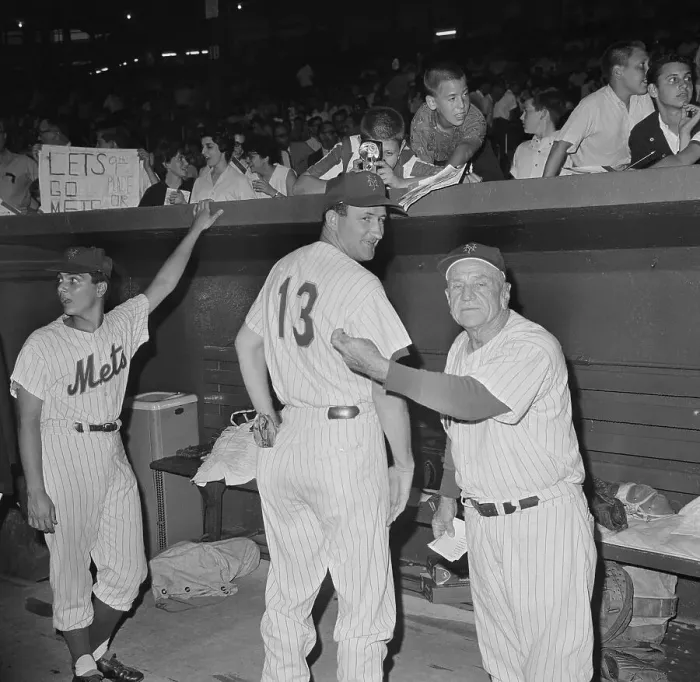 Framed Print : Roger Craig Speaking with Casey Stengel Framed Print : Roger Craig Speaking with Casey Stengel