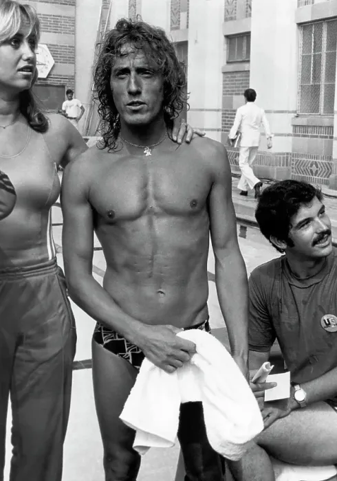 Framed Print : Roger Daltrey At A Sporting Event