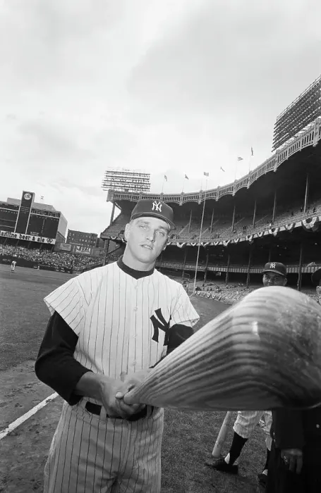 Framed Print : Roger Maris and His Bat, 1961 Framed Print : Roger Maris and His Bat, 1961