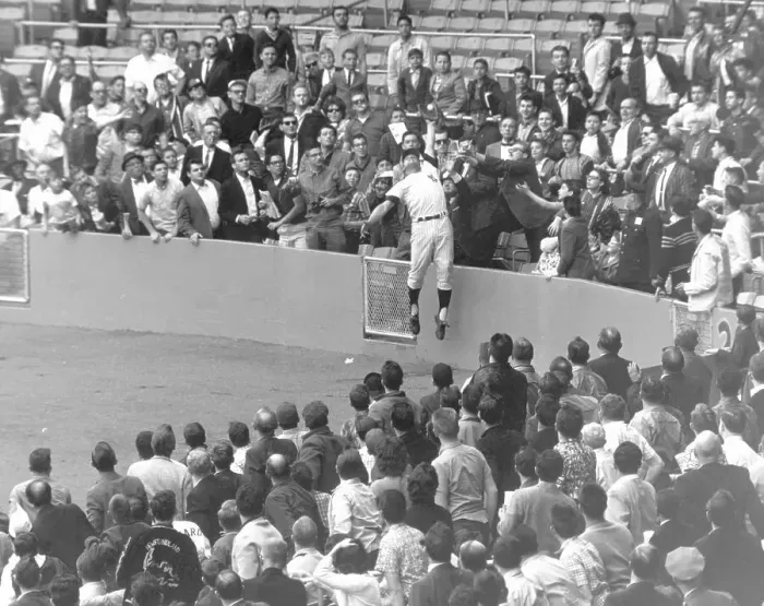 Framed Print : Roger Maris Goes High Framed Print : Roger Maris Goes High