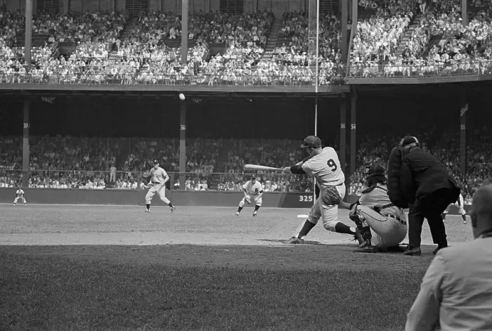 Framed Print : Roger Maris Hitting 57th Home Run Framed Print : Roger Maris Hitting 57th Home Run