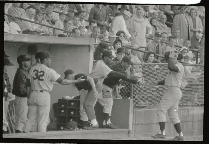 Framed Print : Roger Maris Hitting Home Run Framed Print : Roger Maris Hitting Home Run