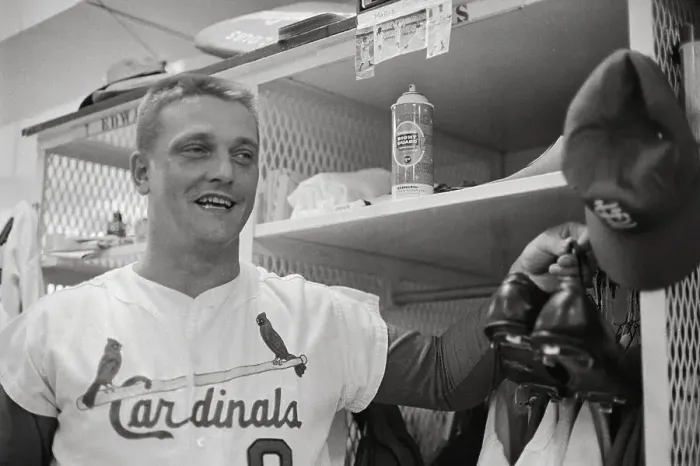 Framed Print : Roger Maris in His Looker Room Framed Print : Roger Maris in His Looker Room