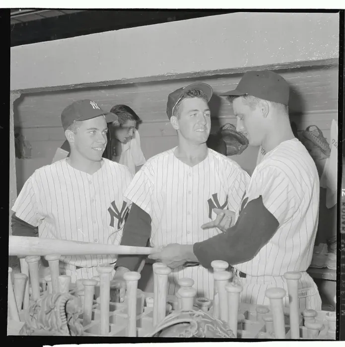 Framed Print : Roger Maris With Teammates Framed Print : Roger Maris With Teammates