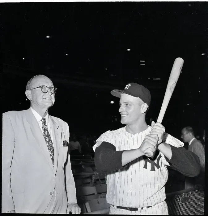 Framed Print : Roger Maris And Ty Cobb Together Framed Print : Roger Maris And Ty Cobb Together