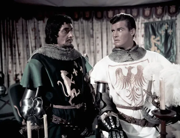 Framed Print : Roger Moore and Anthony Dawson in Scene from Ivanhoe Framed Print : Roger Moore and Anthony Dawson in Scene from Ivanhoe