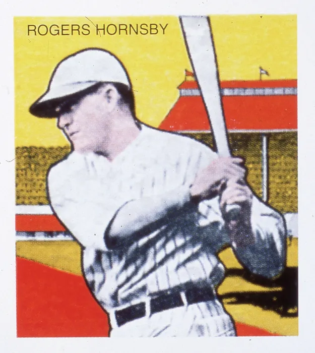 Framed Print : Rogers Hornsby Baseball Card