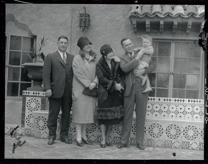 Framed Print : Rogers Hornsby with Family and Mr and Mrs Roger Bresnahan Framed Print : Rogers Hornsby with Family and Mr and Mrs Roger Bresnahan