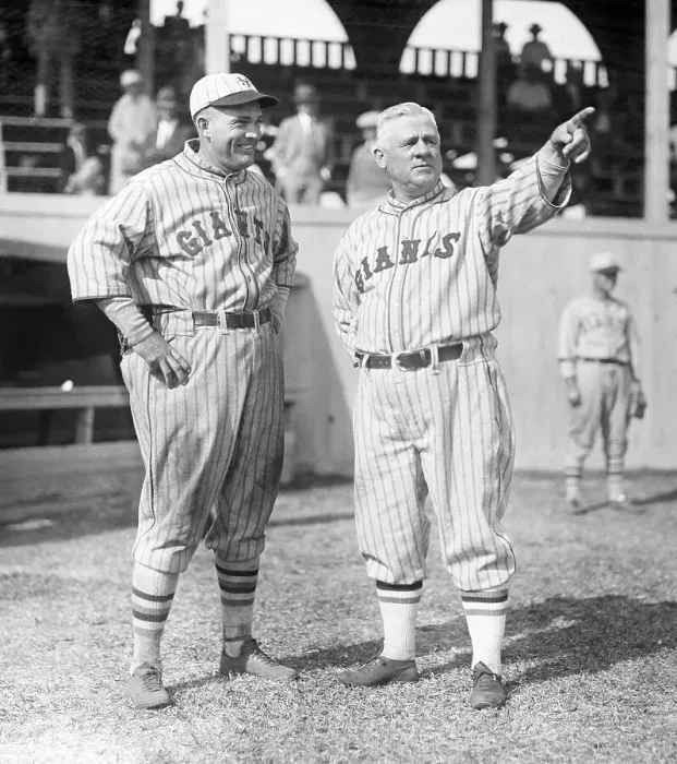 Framed Print : Rogers Hornsby and John J. Mcgraw Framed Print : Rogers Hornsby and John J. Mcgraw