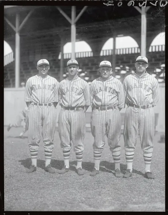Framed Print : Rogers Hornsby with Other NY Giants Infielders Framed Print : Rogers Hornsby with Other NY Giants Infielders