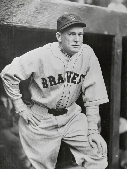Framed Print : Rogers Hornsby Posing in Braves Uniform Framed Print : Rogers Hornsby Posing in Braves Uniform