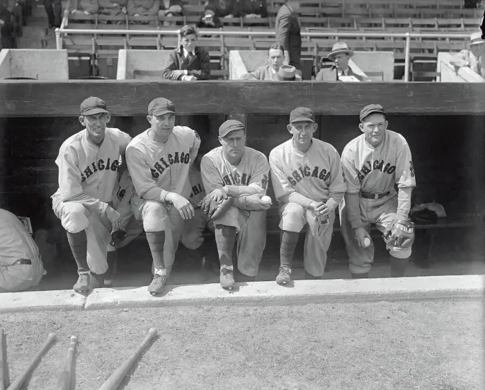 Framed Print : Rogers Hornsby Posing with Other Notable Chicago Cubs Framed Print : Rogers Hornsby Posing with Other Notable Chicago Cubs