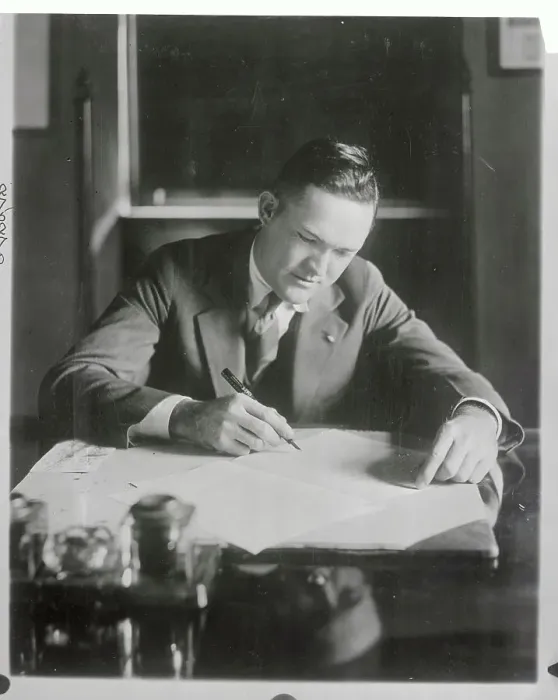 Framed Print : Rogers Hornsby Signing Contract