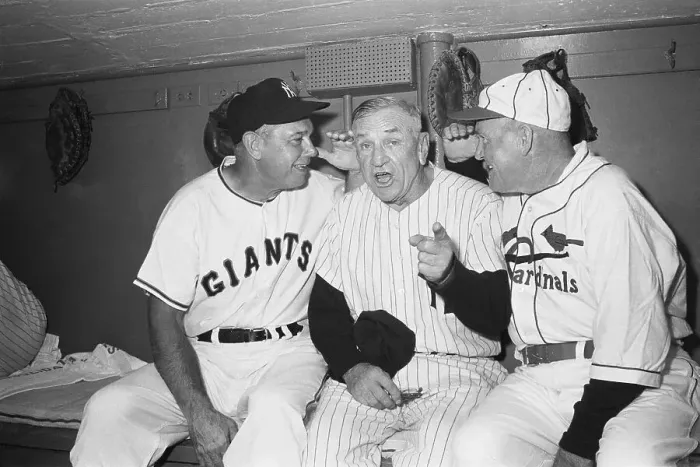 Framed Print : Rogers Hornsby Sitting with Casey Stengel and Bill Terry Framed Print : Rogers Hornsby Sitting with Casey Stengel and Bill Terry