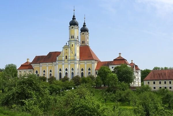 Roggenburg Abbey, Premonstratensian canonry, Roggenburg, Bavarian Swabia, Bavaria, Germany
