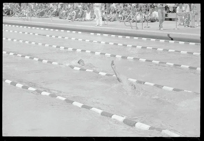 Framed Print : Roland Matthes and Mitch Ivey in Swimming Action Framed Print : Roland Matthes and Mitch Ivey in Swimming Action