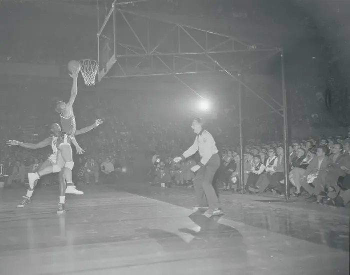 Framed Print : Roland Minson Scoring a Basket Framed Print : Roland Minson Scoring a Basket