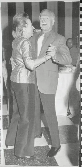 Framed Print : Roland and Mrs. Michener Dancing Together Framed Print : Roland and Mrs. Michener Dancing Together