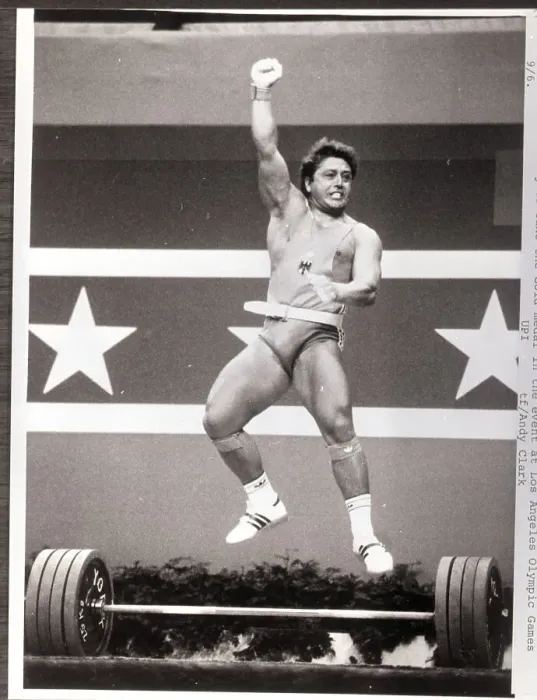 Framed Print : Rolf Milser Wins Weightlifting Gold Framed Print : Rolf Milser Wins Weightlifting Gold