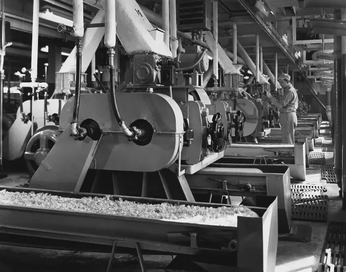 Framed Print : Rolling Machines in Corn Flake Mill Framed Print : Rolling Machines in Corn Flake Mill