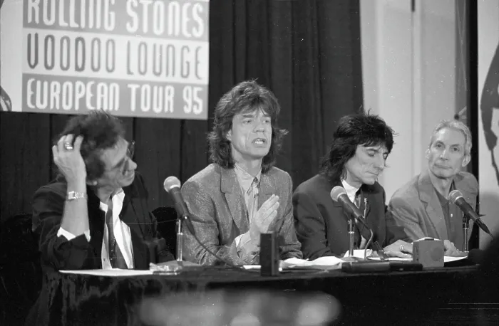 Framed Print : Rolling Stones Announce Voodoo Lounge Tour Framed Print : Rolling Stones Announce Voodoo Lounge Tour