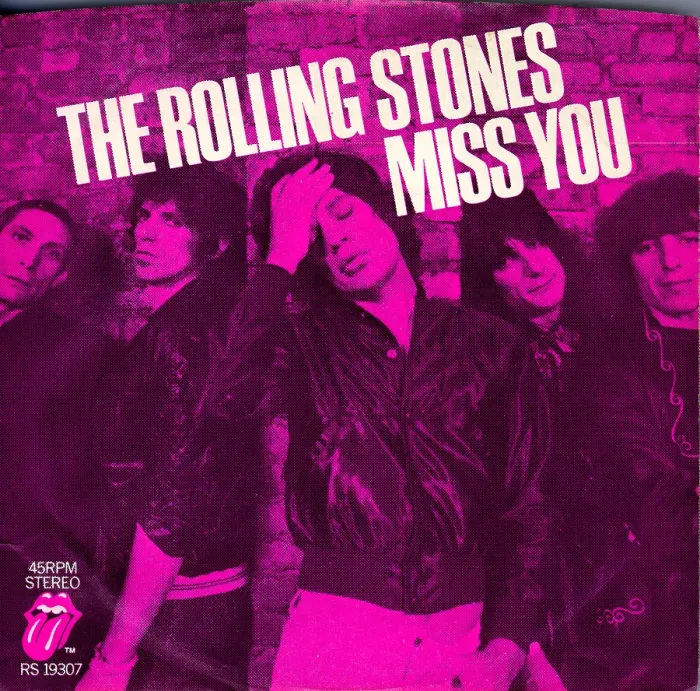 Framed Print : Rolling Stones Miss You Single Cover Framed Print : Rolling Stones Miss You Single Cover