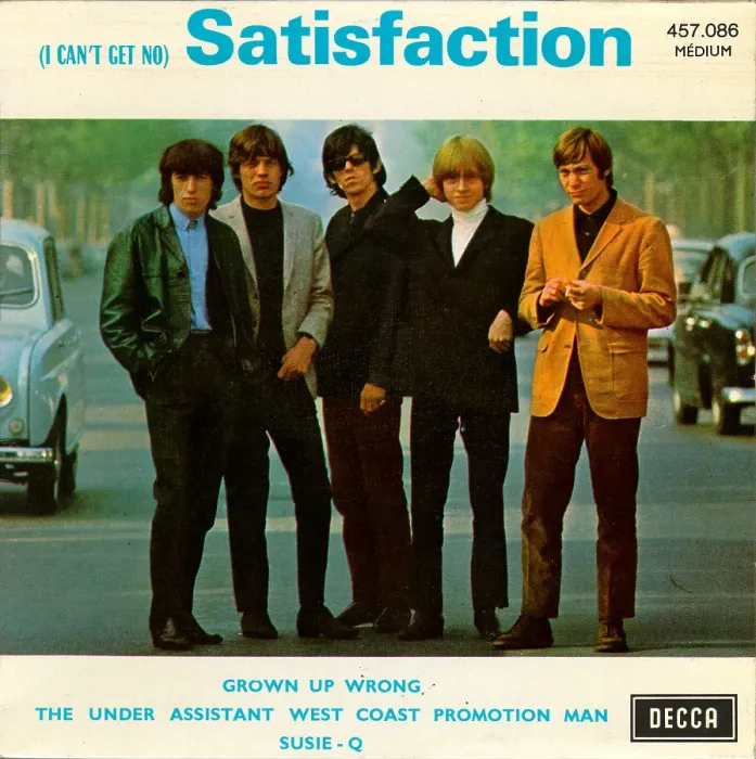 Framed Print : Rolling Stones Satisfaction Album Cover Framed Print : Rolling Stones Satisfaction Album Cover