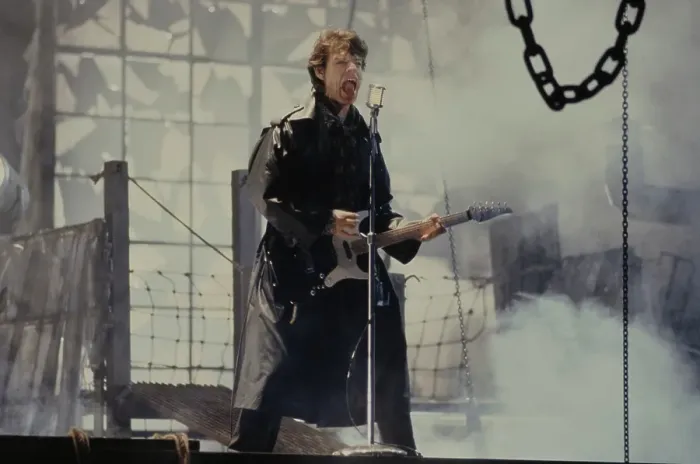 Framed Print : The Rolling Stones Shoot Highwire Music Video Framed Print : The Rolling Stones Shoot Highwire Music Video