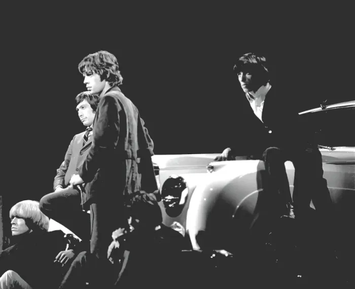 Framed Print : Rolling Stones On A TV Show Framed Print : Rolling Stones On A TV Show