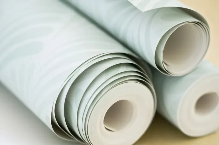 Framed Print : Rolls of wallpaper, close up Framed Print : Rolls of wallpaper, close up