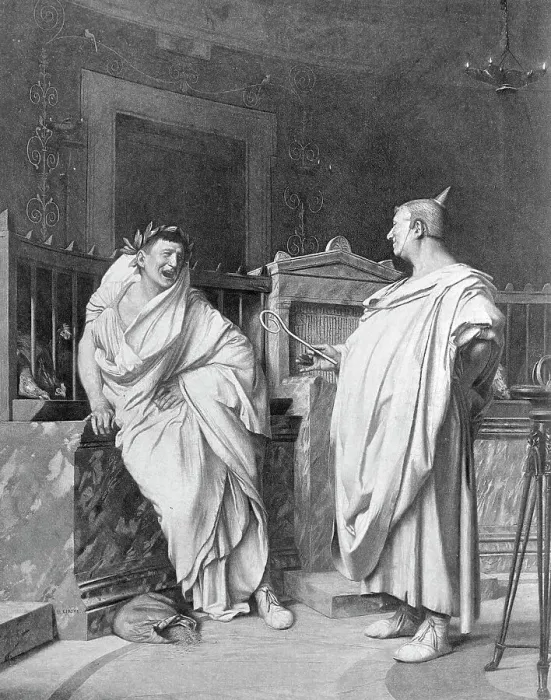 Framed Print : Two Roman Augures Framed Print : Two Roman Augures