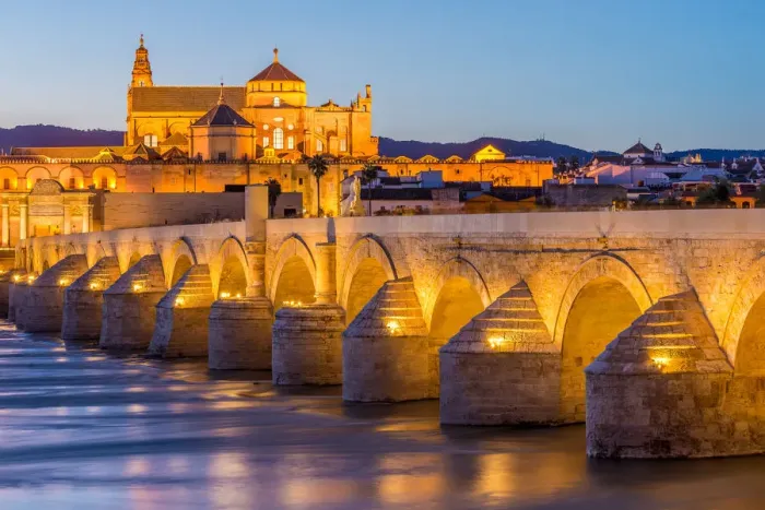 Framed Print : The roman bridge and Mezquita cathedral in Cordoba Framed Print : The roman bridge and Mezquita cathedral in Cordoba