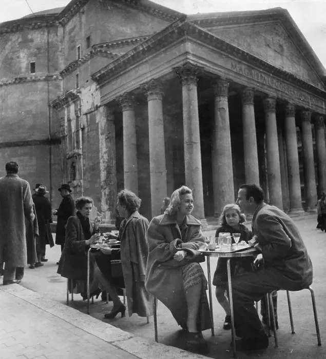 Framed Print : Roman Cafe Framed Print : Roman Cafe